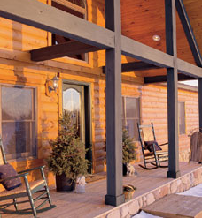Square Timber Porch Rafter