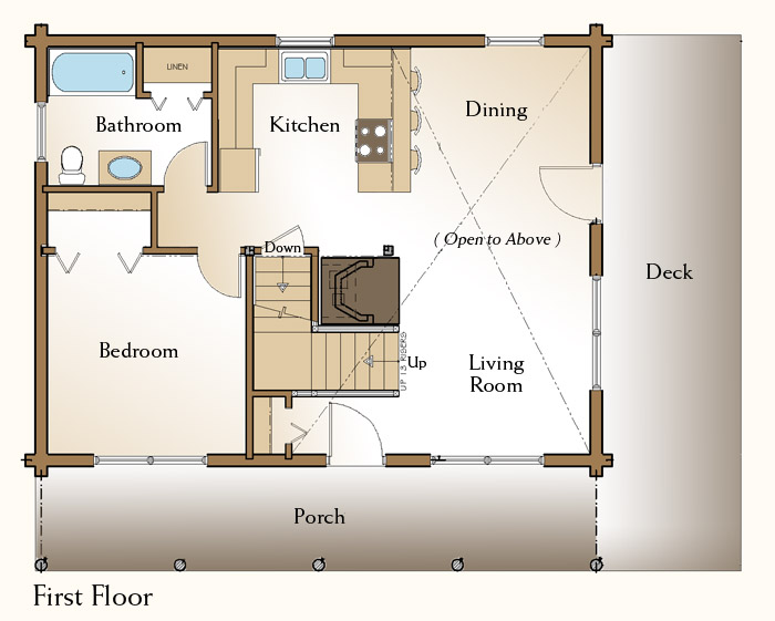 24X24 Cabin Floor Plans Floorplans click